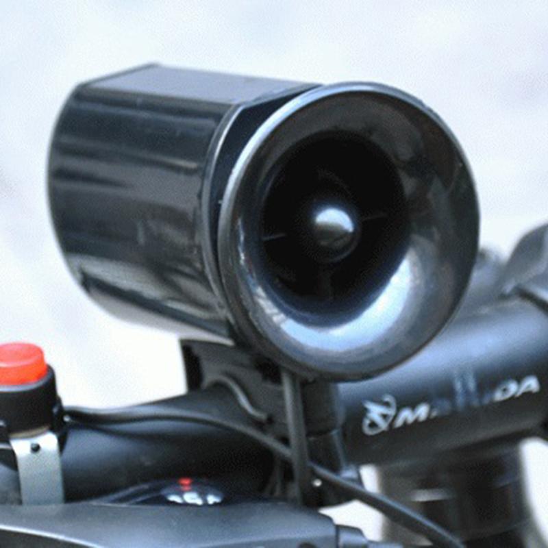 Product Introduction of Bicycle Horn Electronic Black Speaker 6 Bike Bell Loud Sounds Ultra Siren Alarm 36