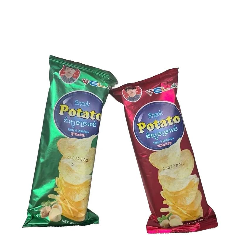 Snack khoai tây Potato Vela bịch 30 gói giòn ngon hấp dẫn - Food Ăn Vặt