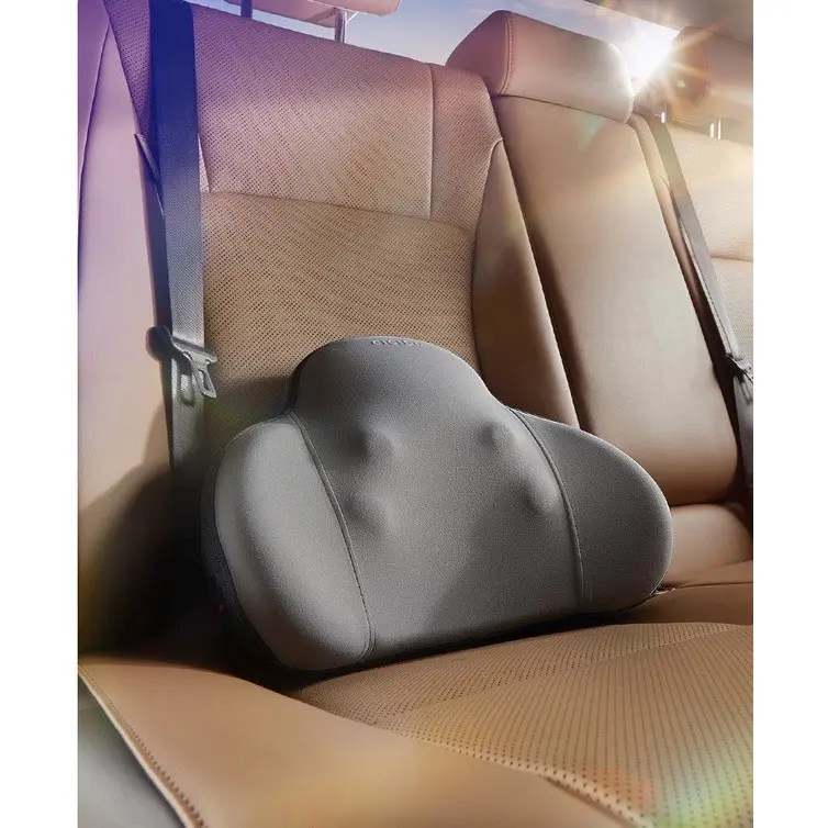 Gối tựa lưng CICIDO trên ô tô có massage hồng ngoại và đá nóng - gối tựa lưng kèm mát xa cao cấp chống đâu lung mệt mỏi 2