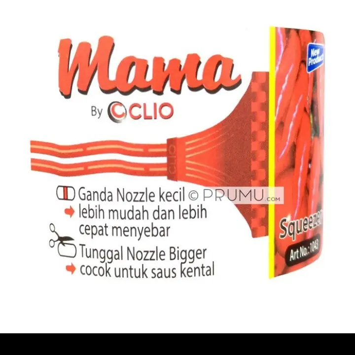 Botol Kecap MAMA 600 mil plastik - Botol Saos - Botol Mayonnaise 1045 Clio 4