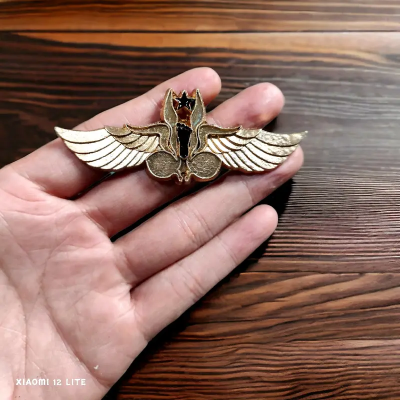 wing tapak merah/hitam pramuka penegak pandega cor logam besi Gold Clips Bros 3