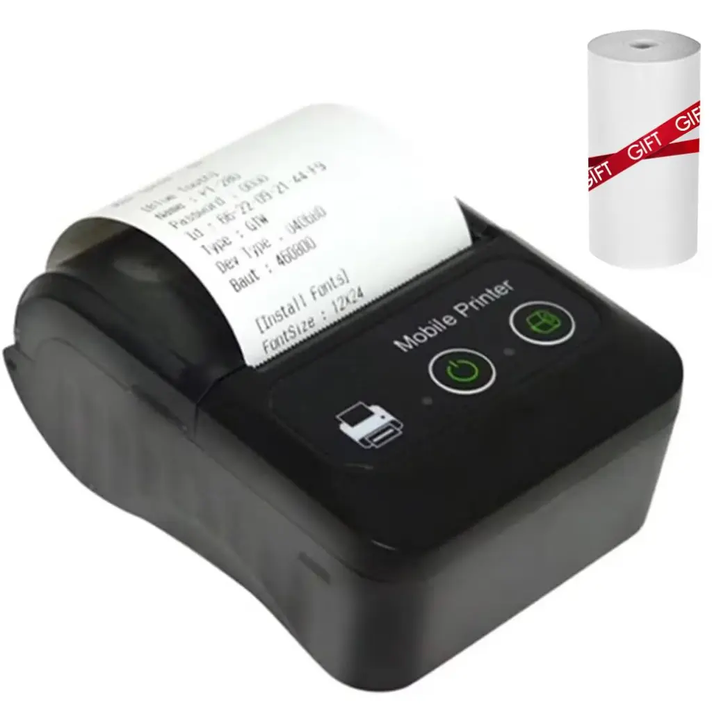Máy In Hóa Đơn Bluetooth PT-280 Máy In Hóa Đơn Bỏ Túi Mini Cầm Tay Không Dây 58Mm Máy In Vận Đơn Vé