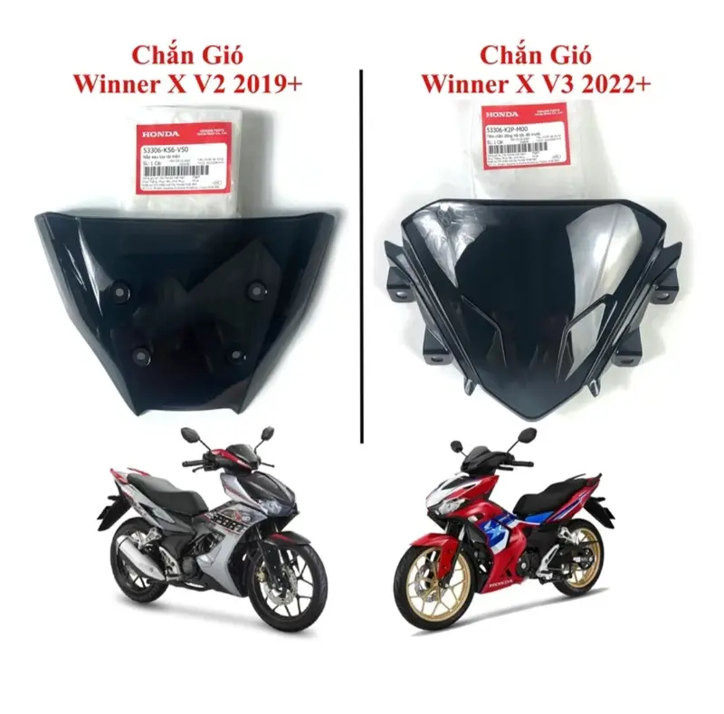 Bộ đầu Winner V3 4 món gắn cho Winner X V2 zin hãng (chưa kèm ốc,kẹp) đầy đủ màu Phụ Kiện Phụ Tùng 6