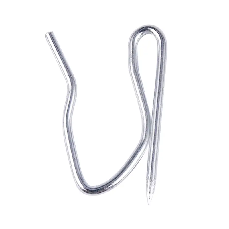 Móc Chốt Rèm Rèm, 10 Cái, Màu Bạc 3