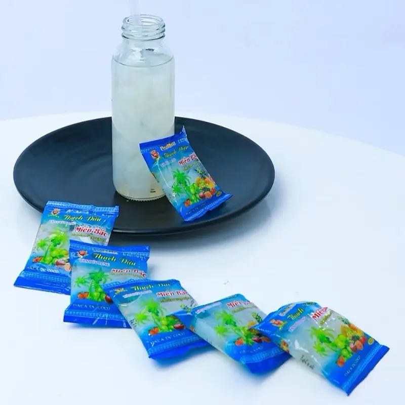 bịch 20 gói thạch dừa Miền Bắc ăn vặt cổng trường 4