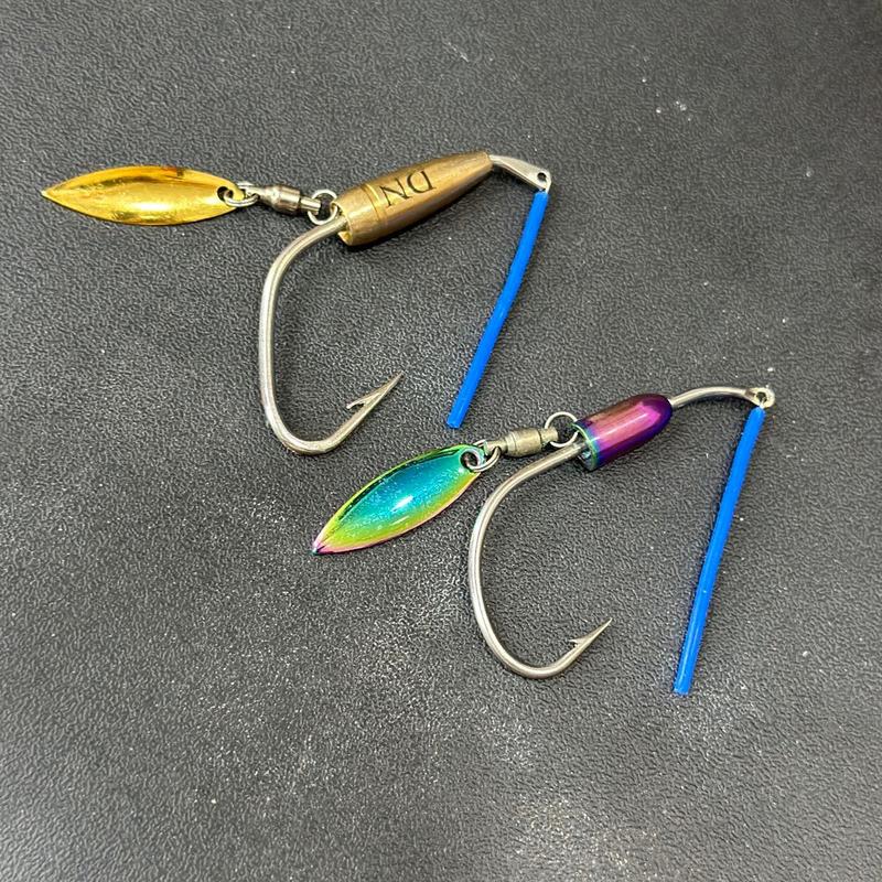 Lưỡi Câu cá Lóc Thủ Công Trị cá nhát Chóng xoay câu Nhái Thật Lưỡi Ar15 độ Nồng Đại Ngáo Chuyên Trị Cá Nhát Chống Xoay Chất Liệu Thép Siêu Bền .Chuyên Câu Đáy Tầm Lững . 8gam