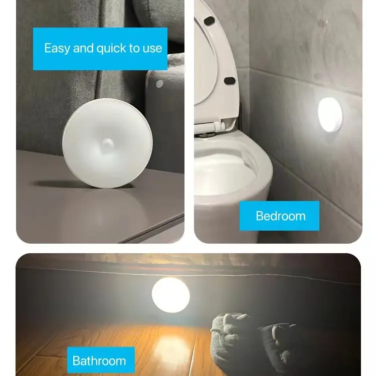 YHOME Lampu tidur LED tombol multifungsi lampu belajar lampu lemari portable / Lampu Stick Panjang LED Sensor Gerak Magnetic Motion Sensor Y258 6