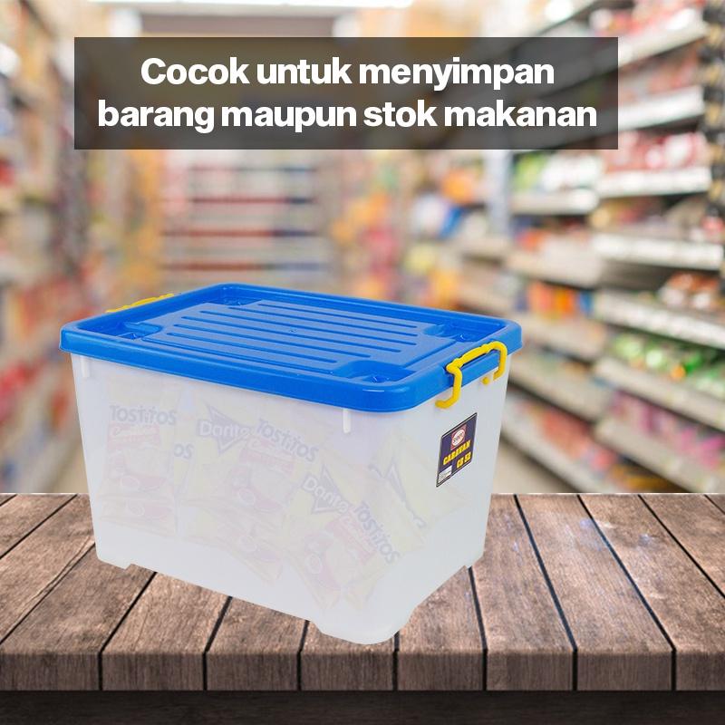 Shinpo Kontainer Plastik Dengan Roda Caravan Container Box Kotak Penyimpanan Spo-Sip-142-Cb-52 4