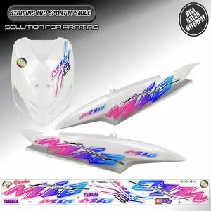 STRIPING VARIASI STICKER YAMAHA MIO SPORTY / MIO SMILE MOTIF URBAN Motorcycle