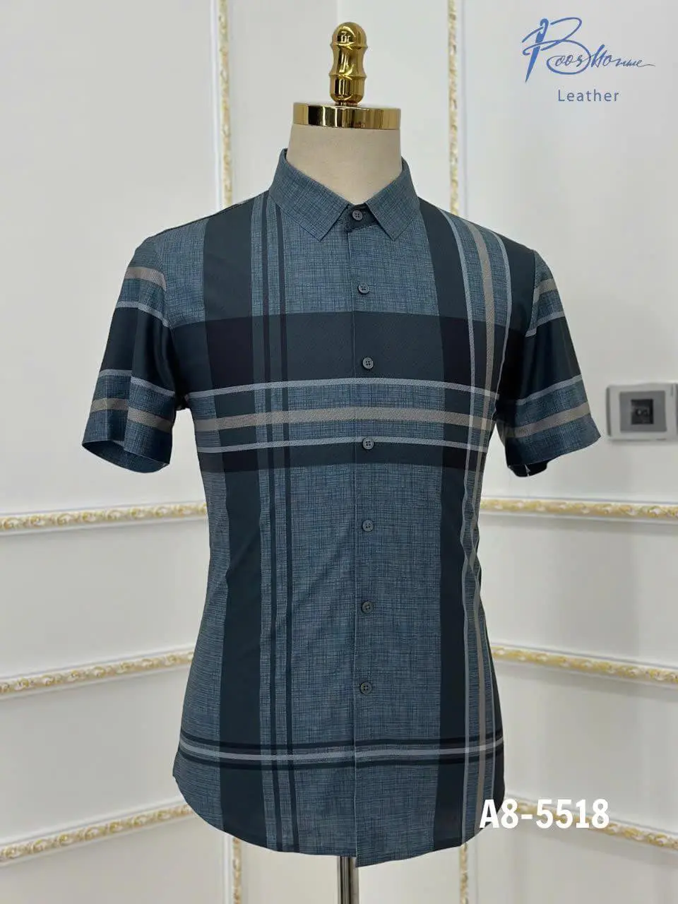 A8 áo sơ mi lịch sự ,đơn giản ,chất vải cotton không nhăn nhầu