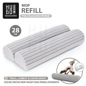 HUGO Refill Kain Alat Pel Lantai Spons Ultra Mop Spongy - Pel Lantai Karet