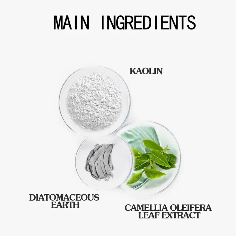 Green Tea Mud Mask Stick, 3 Counts/set Deep Pore Cleansing Facial Mask Stick, Gentle Daily Skin Care Product for Women & Men 7
