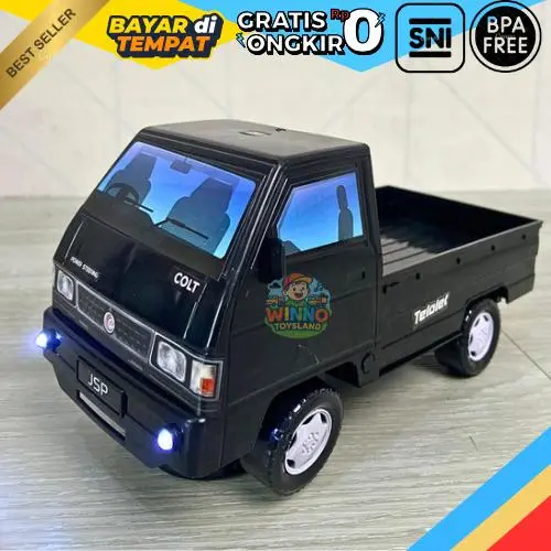 PICK UP DT42 HITAM ( ADA LAMPU DAN MUSIK )