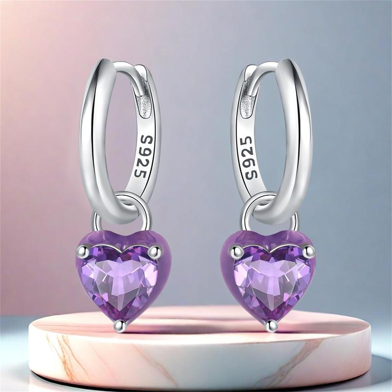 Silver Drop Earrings for Women   Silver Earrings for Women Jewellery Gifts for Mothers Day Valentines Birthday 4