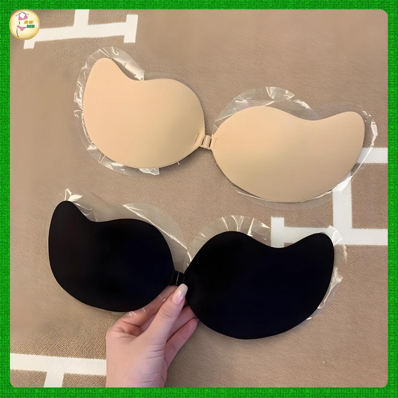 Áo Dán Ngực Silicone Cài Trước Hình Quả Xoài Siêu Mỏng Siêu Dính Tạo Khe Đẩy Ngực AD01  Nữ Bra mieng dan