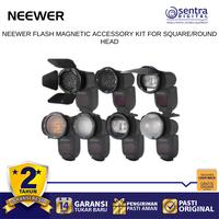 Gambar Neewer CRM3 Square Flash Head Adapter & Magnetic Round Head Accessory Kit dari Sentra Digital Kota Surabaya 4 Tokopedia