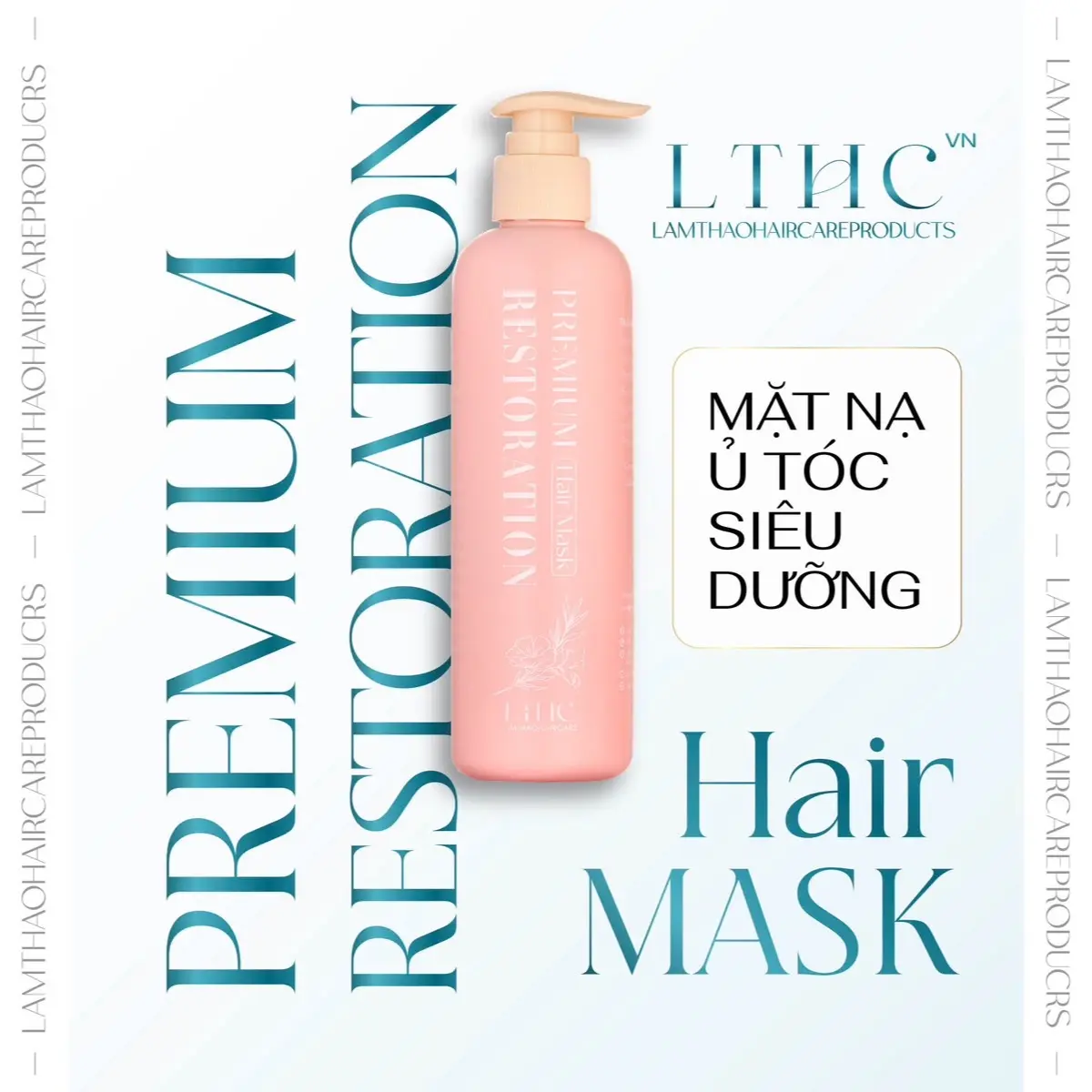 Mặt Nạ Ủ Lụa Siêu Dưỡng Nuôi Mềm Chất Tóc - Premium Restoration Hair Mask