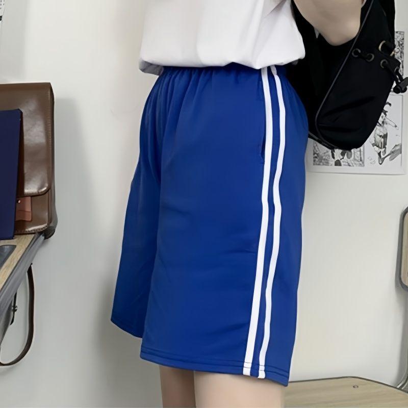 Áo Polo, Cổ Áo bẻ xuống, Trang Phục Mùa Hè, ngắn Tay, Thích Hợp Cho Học Sinh Trung Học Cơ Sở Và Trung Học, Quần Đùi Trẻ Trung, Bộ Đồ Thể Thao, Thích Hợp Cho Lễ Tốt Nghiệp, Đồng Phục Lớp Học 5