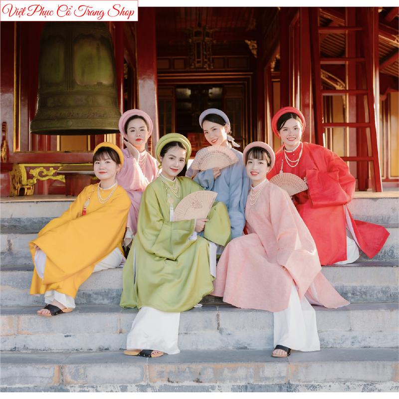  Áo tấc cổ phục việt nam áo ngũ thân tay thụng nữ vải lụa tây thi | Việt phục cổ trang shop 