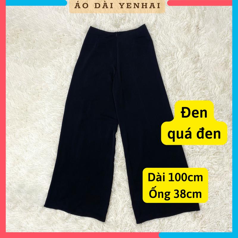 Quần lụa mặc kèm với áo dài truyền thống chất lụa thái tuấn dày mềm mịn co giãn Nữ 1