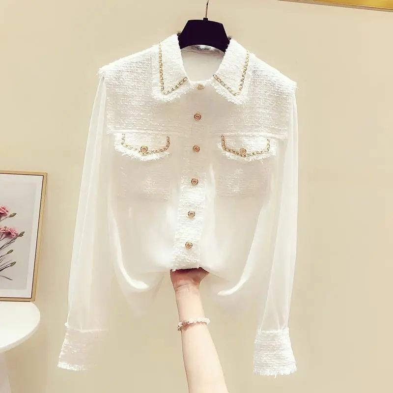 French Style Loose Western Style Shirt Women's New Spring and Autumn Women's Clothing Classic Style Sense Niche Top Women's Summer