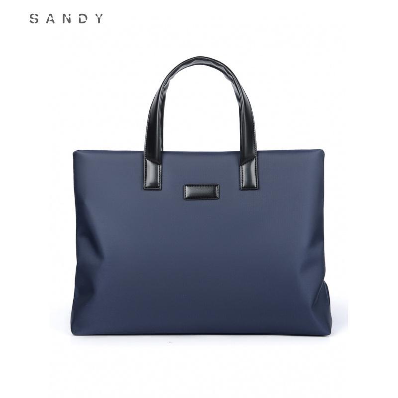 New Fashion Handheld Briefcase Simple College Student Notebook Bag Business Laptop Bag Men's Briefcase 4