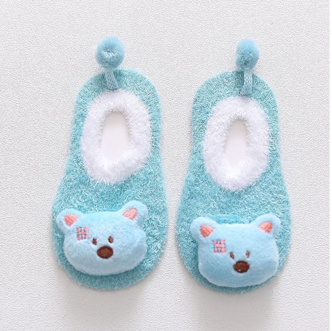 Sepatu Prewalker Kaos Kaki Korea Anak Bayi Kaus Kaki Bulu Lembut Motif Animal Baby Socks Kaos Kaki Anak Lucu 3