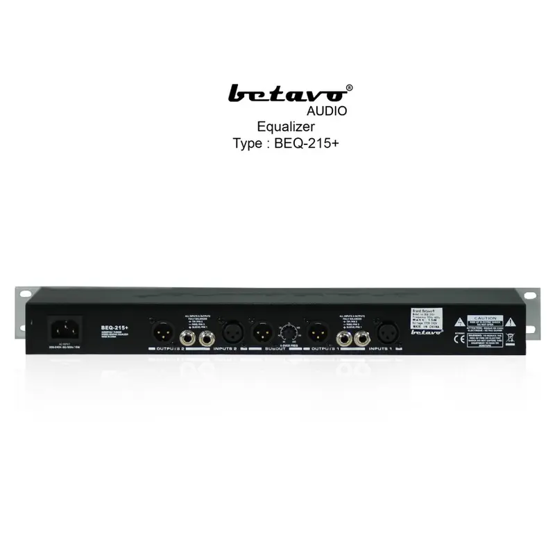 Equalizer Betavo BEQ 215+ Subwoofer 1
