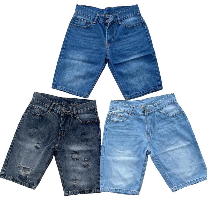 COMBO 3 quần THỜI TRANG Hiền Hoà quần sort bò nam phong cách trẻ trung