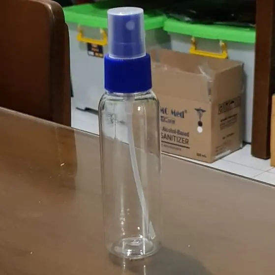 Botol Spray Plastik Bening 100ml