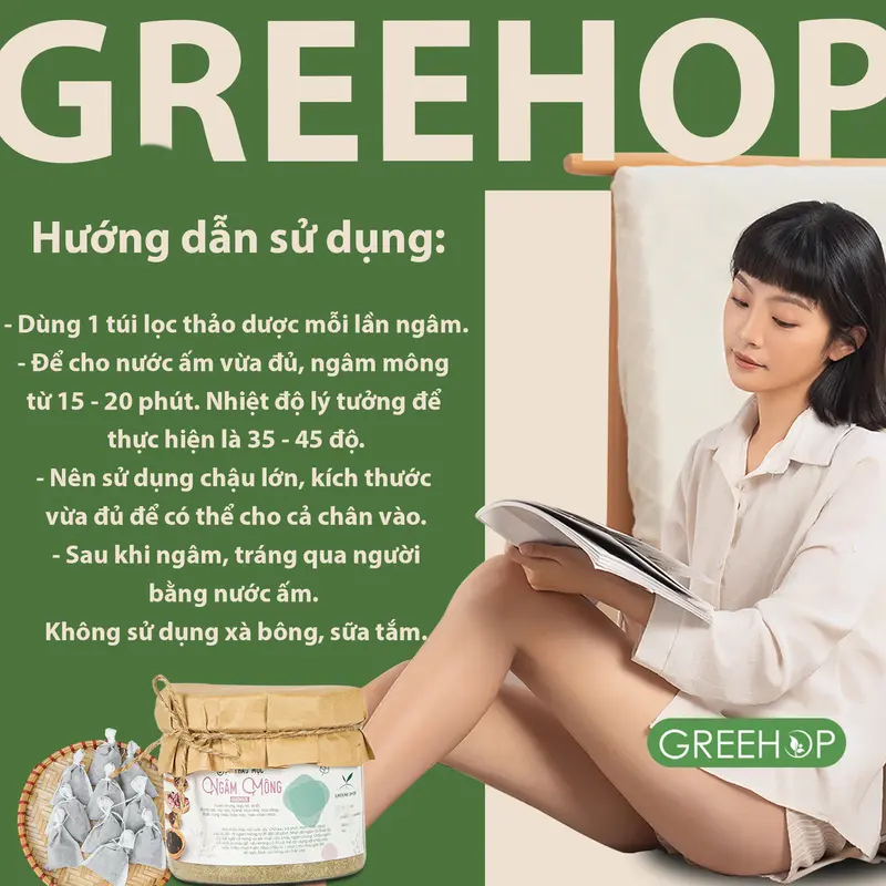 Thảo dược ngâm mông dưỡng sinh phụ nữ, ngâm rửa vùng kín thiên nhiên 2