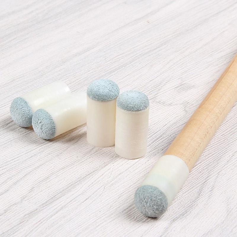 Product Introduction of 10Pcs/pack Durable Slip-on Billiards Cue Tips 9/10/11/12/13mm Snooker Accessories Tip Protector Plastic Replacement Cover Pool Cue Stick Snooker 18