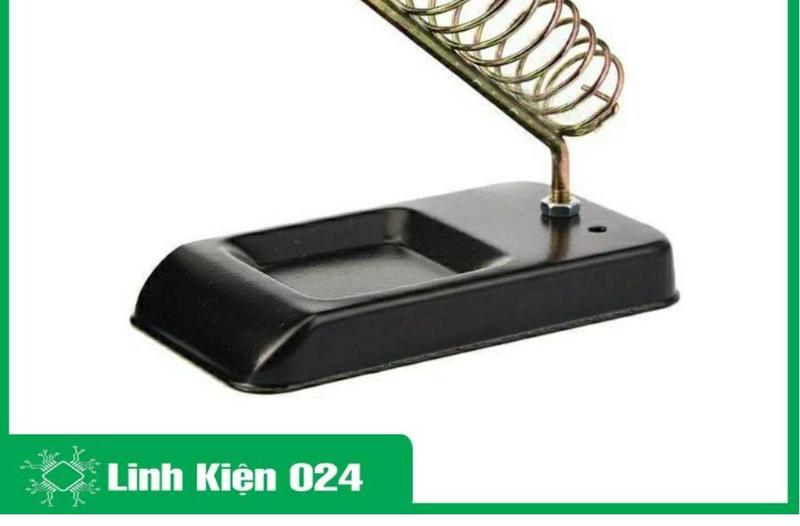 Product Introduction of Kệ hàn gác mỏ hàn lò xo đế vuông 110mmx63mm kèm ốc cố định giá đỡ trên bàn 5