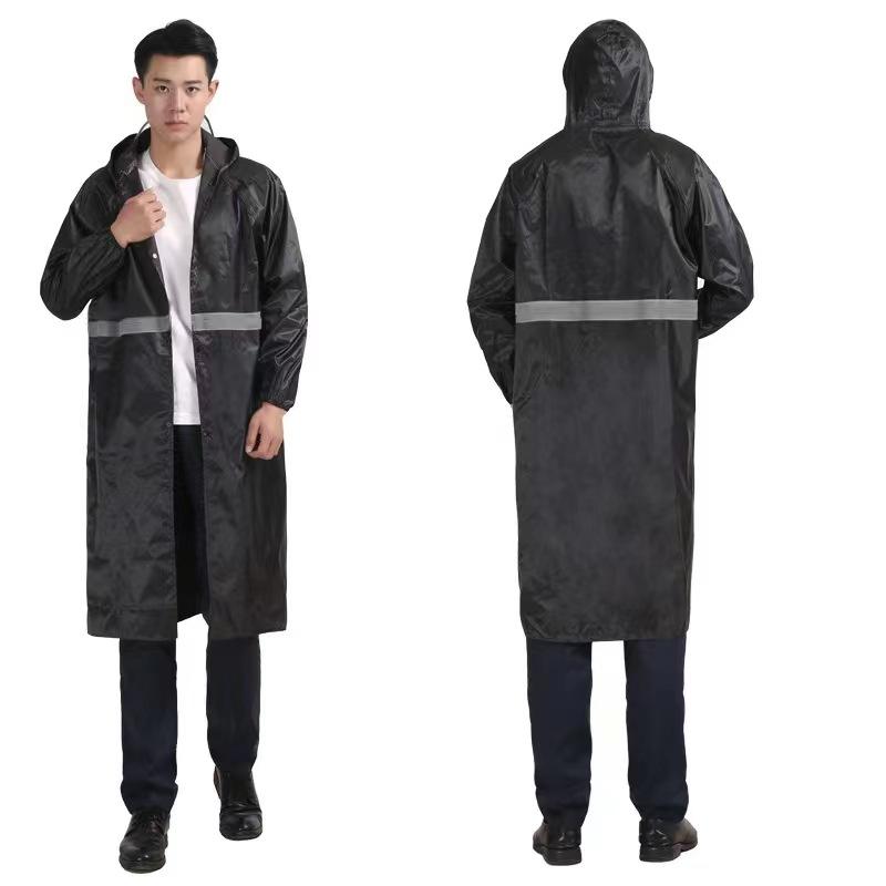 Product Introduction of ชุดกันฝน มีแถบสะท้อนแสง รุ่นหมวกติดเสื้อ Waterproof Rain Suitt เสื้อกันฝนมอเตอร์ไซค์ Split raincoat 19