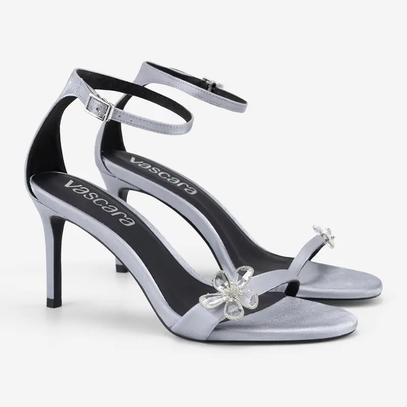 Vascara Giày Sandals Nhấn Chi Tiết Hoa Đính Đá - SDN 0821 7