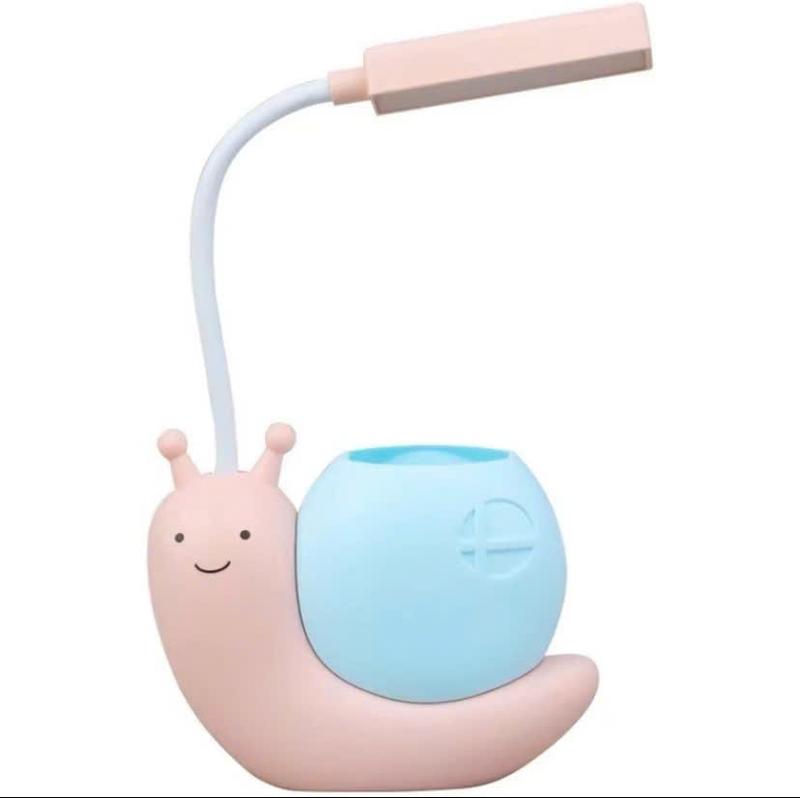 Đèn Bàn Học Ốc Sên Tích Điên, Chống Mỏi Mắt, Chống Cận Dễ Thương ,Đèn Led Có Hộp Đựng Bút Rất Tiện Lợi 5