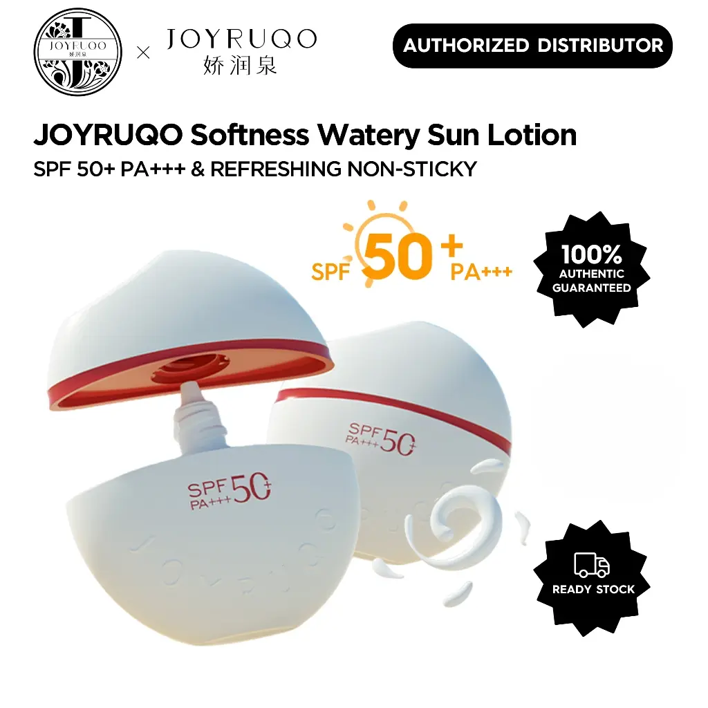 JOYRUQO Feather Softness Watery Sun Lotion SPF50+ PA+++ Sunscreen (40g)