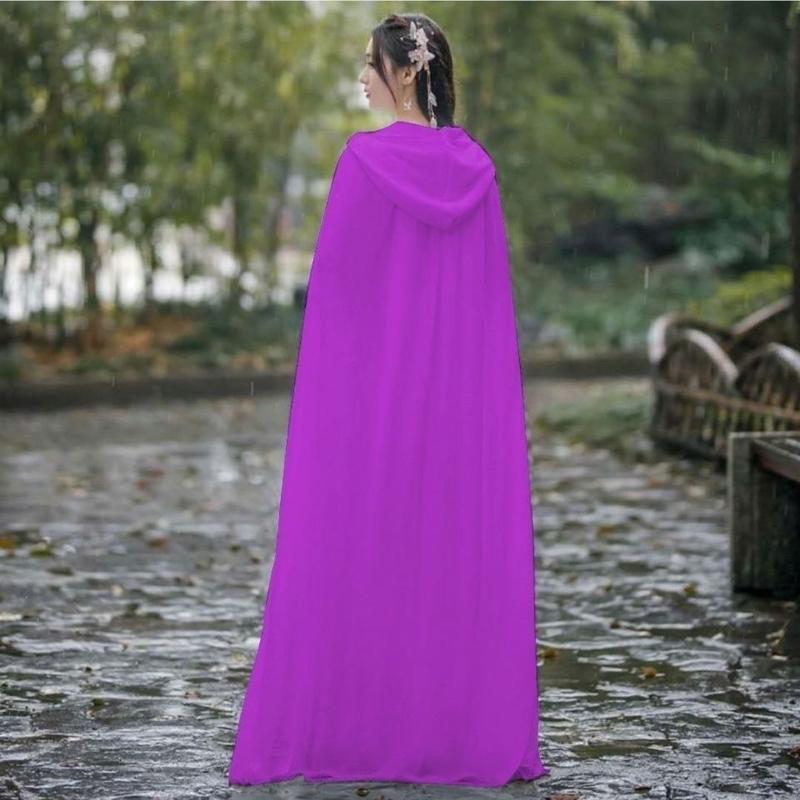 Product Introduction of Áo Choàng Hanfu, Mũ Rơm Đỏ, Mỏng, Dài, Dành Cho Nữ, Thích Hợp Đi Phượt Sa Mạc, Chụp Ảnh, Chống Nắng, Có Mũ Trùm Đầu, Trang Phục Cổ Xưa, Làm Bằng Voan, Năm 2025 5