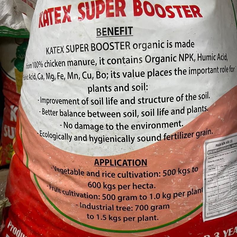 Phân hữu cơ katex supper booster Úc bao 25kg 1