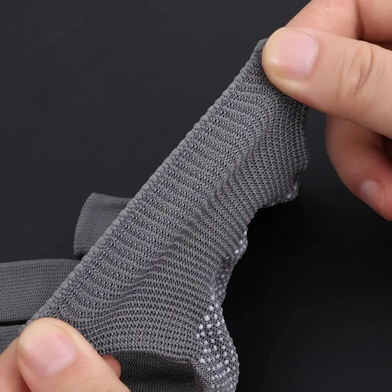 Găng Tay Nylon Chống Trượt, 1 / 2 Đôi, Để Làm Việc An Toàn Và Đạp Xe, Găng Tay Hở Ngón Thoáng Khí, Găng Tay, Dành Cho Nam Giới, Găng Tay Hở Ngón 6