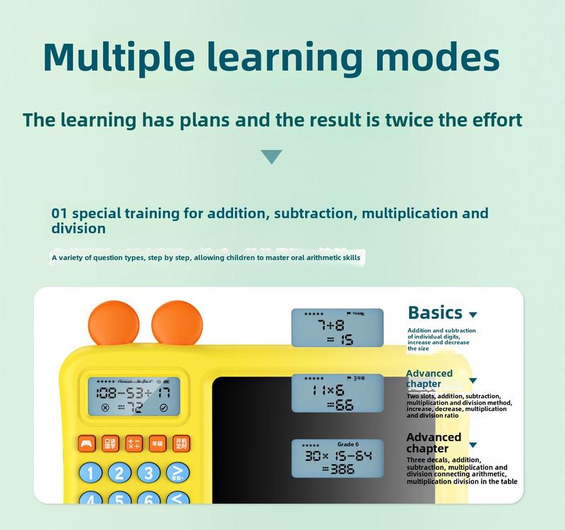 Product Introduction of Mickey Children's Mental Arithmetic Machine/Practice Machine, Intelligent Enlightenment Children's Early Education Learning Machine, Mental Arithmetic Training Machine, Math Mental Arithmetic Machine 23