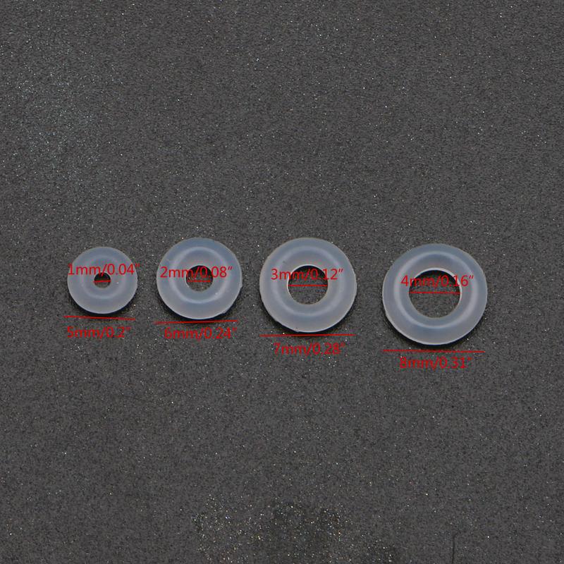 Product Introduction of Rubber Stopper Rings Silicone Beads Fit European Charm Bracelet Beads for Jewelry Making Needlework Clip Lock Spacer 0