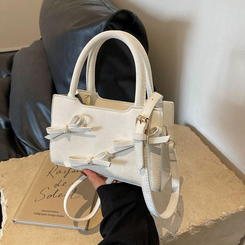 Túi xách nữ đeo chéo Túi mini cầm tay vừa điện thoại đính nơ đi chơi dễ thương 695 Bag Da