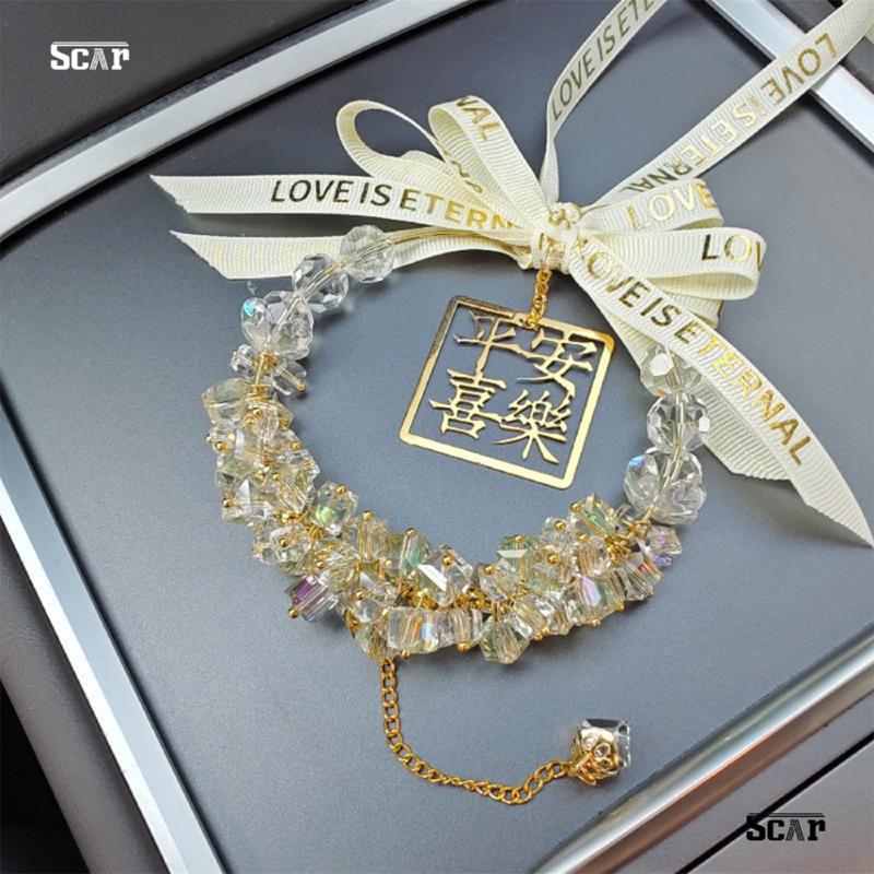 Khánh treo trang trí xe ô tô pha lê cao cấp tạo sự sang trọng cho nội thất xe ô tô Nhựa