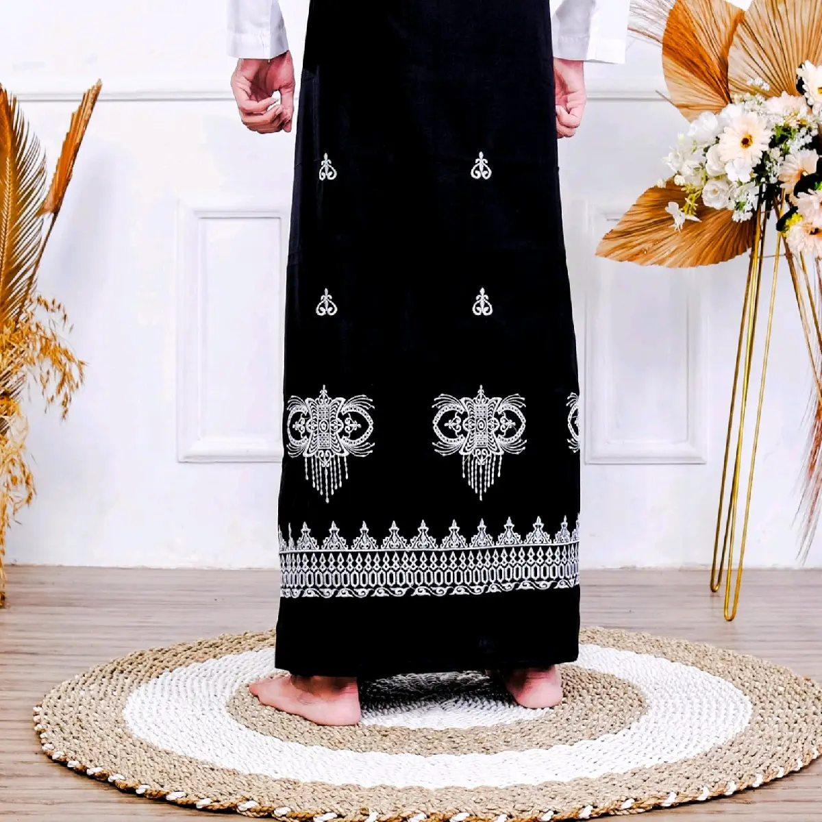 SARUNG WADIMOR BORDIRAN Bunga Dewasa Kain