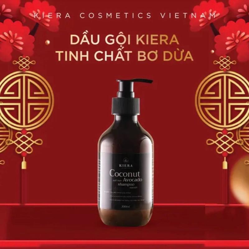 Dầu gội bơ dừa Kiera phục hồi vf tăng trưởng tóc tự nhiên