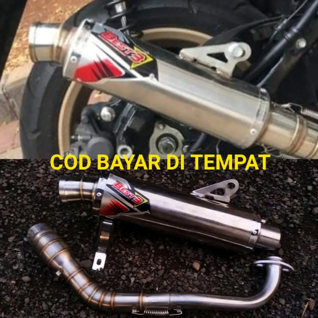 Knalpot best3 NMAX AEROX Lexi ADV PCX Scoopy Beat Genio Vario dll