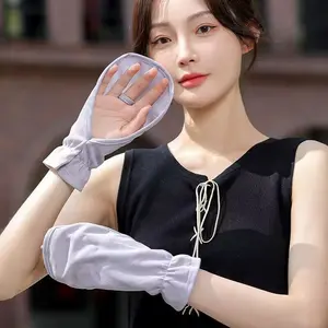 【Sktlz Barang akan dikirim dalam 24 jam】Sarung Tangan Bernapas Tahan Matahari Musim Panas Sarung Tangan Jari Anti-UV Sarung Tangan Tipis Bersepeda Luar Ruangan