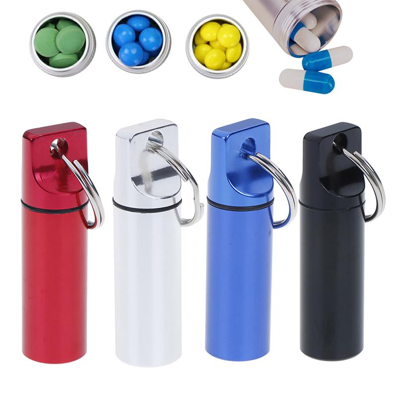 Product Introduction of Aluminum Emergency Seal Pills Box Waterproof Capsule Container Medicine Bottle 18