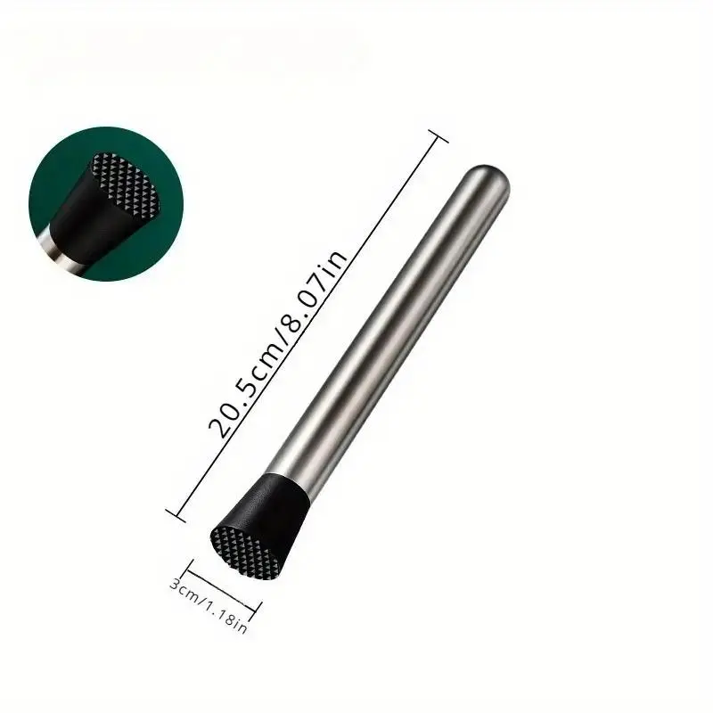Stainless Steel Cocktail Shaker, Mojito Mint Muddler, Ice Crusher Hammer, Bartenders Barware, Bar Utensils 1